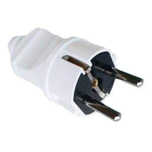 Вилка В 16 євро з/к біла пряма TNSy