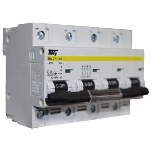 Автоматичний вимикач ВА27-100 4Р 125А 10кА  х-ка C TNSy