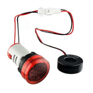 Амперметр AD22A 0-100A червоний TNSy