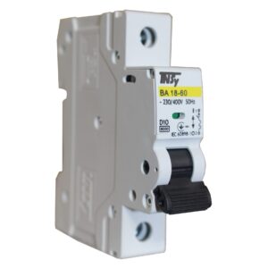 Автоматичний вимикач ВА18-60 1Р 10А 6кА х-ка D TNSy