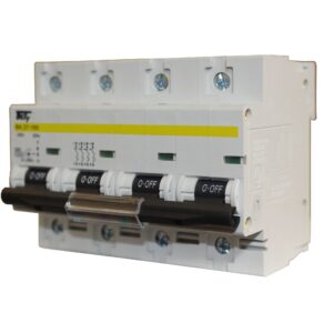 Автоматичний вимикач ВА27-100 4Р 80А 10кА х-ка D TNSy