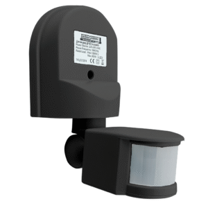 Датчик руху ДР 02 чорний 1200Вт 180град 12м IP44 TNSy