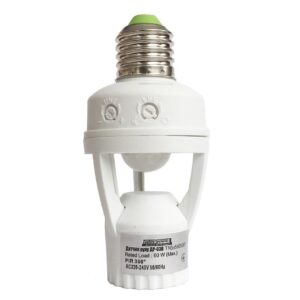 Датчик руху ДР 03B білий Е27 60Вт. 360гр. 7м. IP20 TNSy
