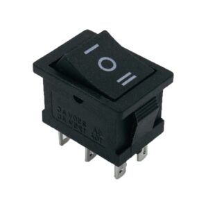 KCD1-1-203 B/B Перемикач 1 клав. перекидний (чорний) TNSy
