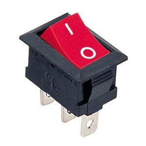 KCD1-102 R/B Перемикач 1 клав. (червоний) TNSy