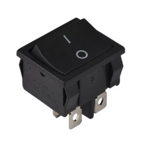 KCD1-6-201 B/B Перемикач 1 клав. чорний TNSy