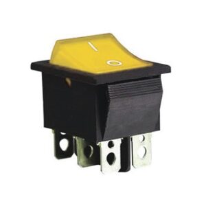 KCD2-202 Y/B Перемикач 1 клав. жовтий TNSy