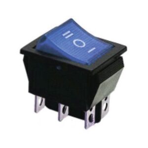 KCD2-203 BL/B Перемикач 1 клав. перекидний синій TNSy