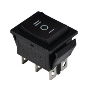 KCD2-213 B/B Перемикач 1 клав. перекидний чорний 1 повернення TNSy