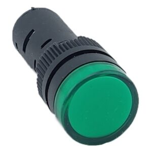 Лампа AD16DS d16mm 12В AC/DC зелений TNSy