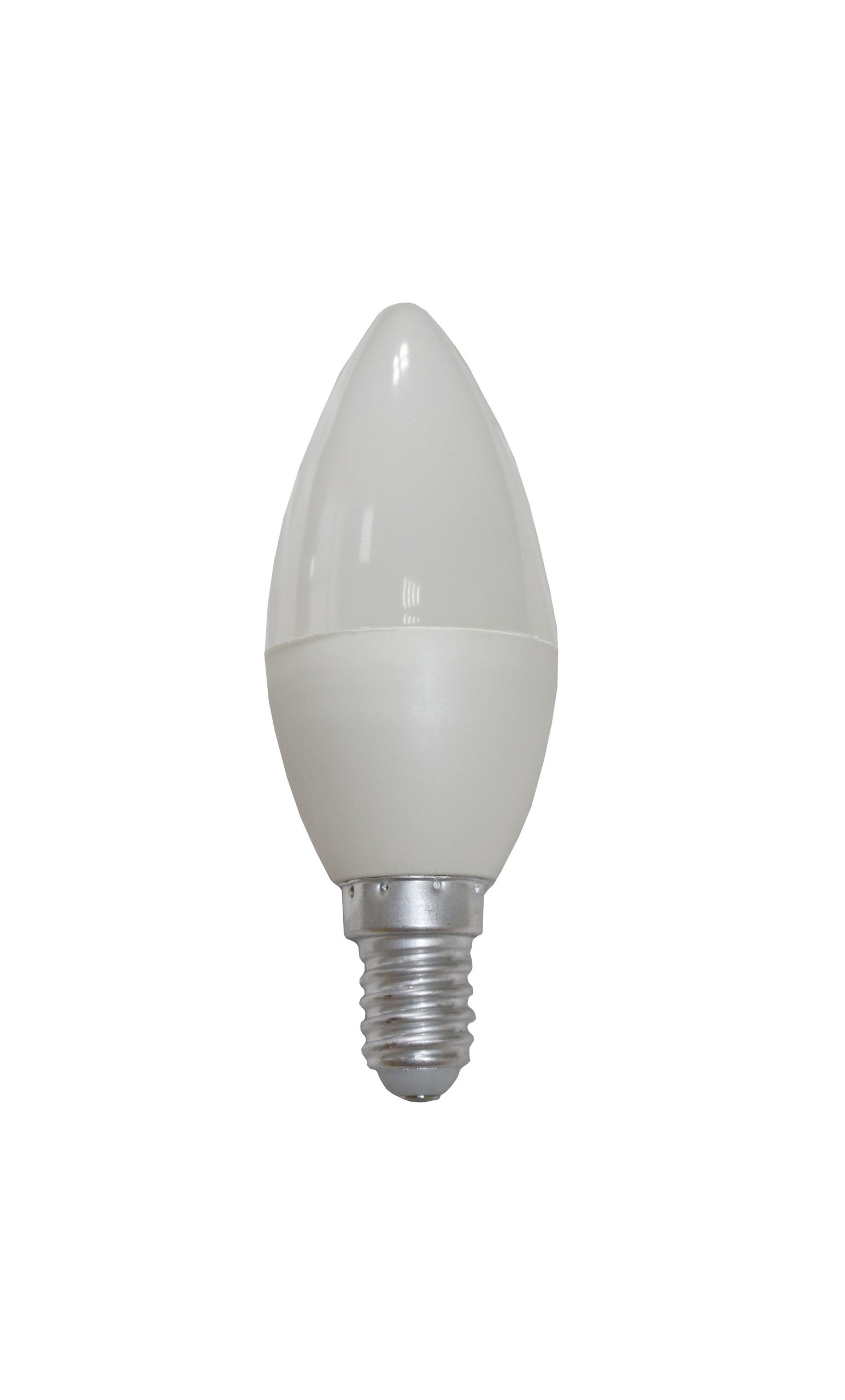 Лампа світлодіодна LED Bulb-C37-8W-E14-220V-4000K-720L SILVER TNSy