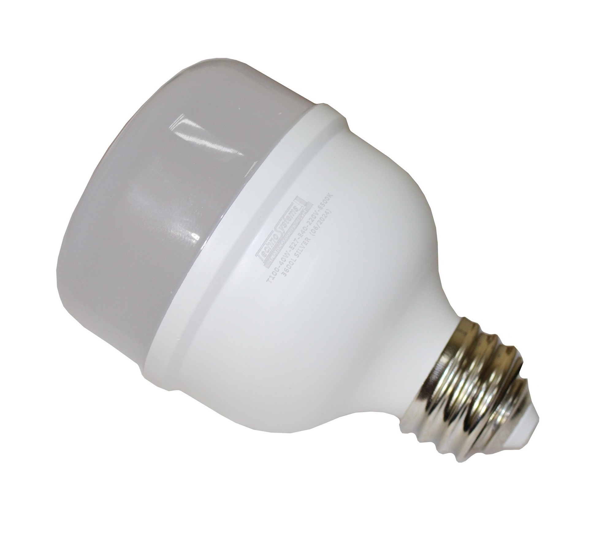 Лампа світлодіодна LED Bulb-T100-40W-E27-E40-220V-6500K-3600L SILVER TNSy — изображение 5