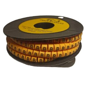 Маркування кабельне МК2 2,5-4мм2 символ "В" 500шт/ролл TNSy