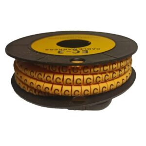 Маркування кабельне МК2 2,5-4мм2 символ "C" 500шт/ролл TNSy