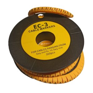 Маркування кабельне МК3 6-10мм2 символ "А" 180шт/ролл TNSy