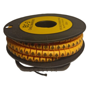 Маркування кабельне МК2 2,5-4мм2 символ "земля" 500шт/ролл TNSy