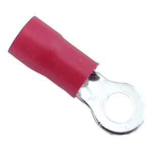 Наконечник кільцевий з ізоляцією RV8-6 (6-10/6) червоний TNSy