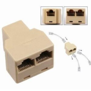 Прохідний адаптер кат.5e UTP, тип RJ45 + 2 RJ45 TNSy