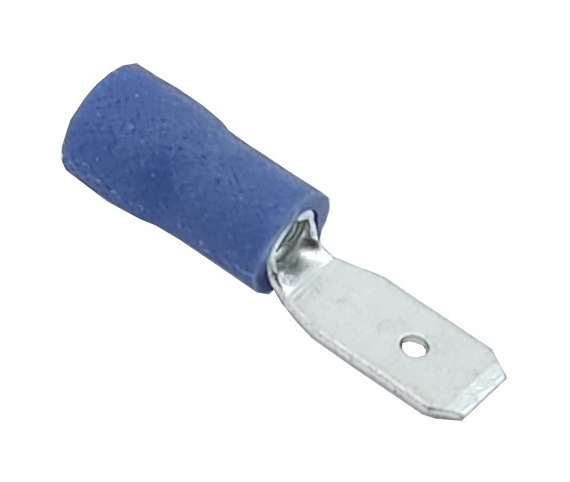 Роз'єм "папа" MDD2-187(5) (1,5-2,5/4,8-0,5) синій TNSy