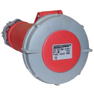 Розетка 2242 PRO переносна 3Р+PЕ 32А 380В IP67 TNSy