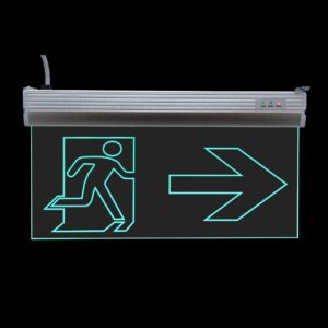 Світильник евакуаційний, S503 ACRYLIC LED 3W GRAVING "Вказівник двері праворуч" TNSy