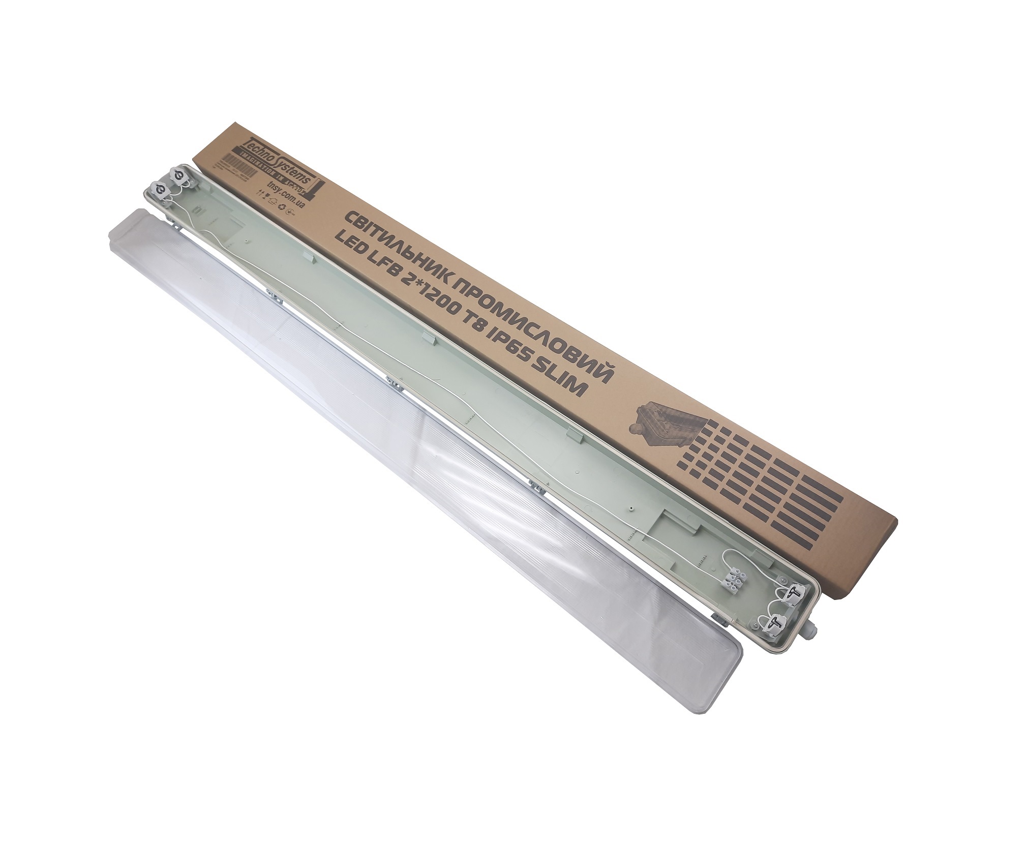 Світильник промисловий LED LFB 2*1200 T8 IP65 Slim TNSy — изображение 7
