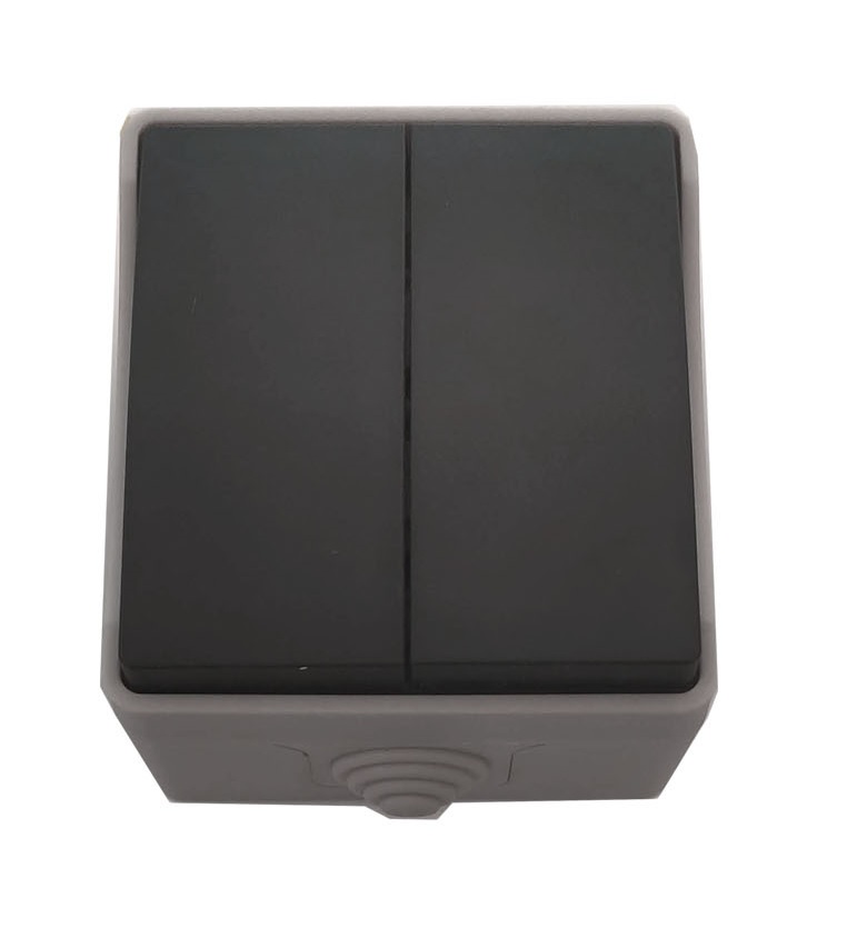 Вимикач для відкритої установки 2-кл. IP54 TNSy SURFACE