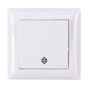 Вимикач вн. устан. прохідний білий IP20 TNSy Latina