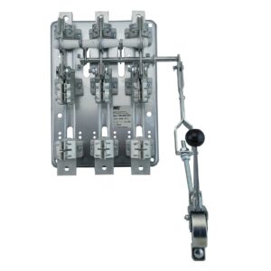 Вимикач-роз'єднувач РПС-4П 400А рук. праворуч TNSy