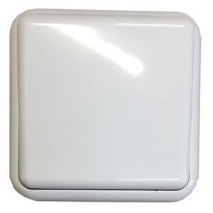 Вимикач зовн. устан. 1-кл. білий IP20 TNSy Lemur TNSy