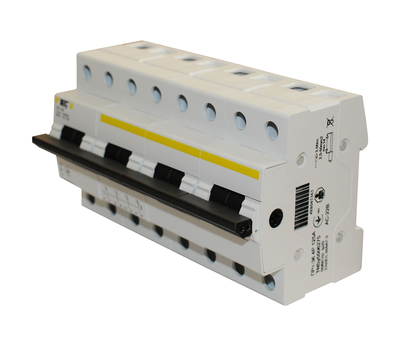 Перемикач-роз'єднувач ПРт-36 "1-0-2" 4Р 125А TNSy — изображение 6