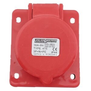 Розетка 415 прихована 3Р+PЕ+N 16А 380В IP44 TNSy