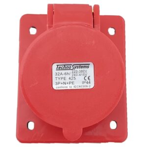 Розетка 425 прихована 3Р+PЕ+N 32А 380В IP44 TNSy
