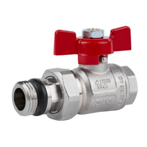 Кран кульовий "Американка" Icma 1/2" з антипротіканням прямий №348