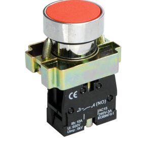 Кнопка XB2-BA42 1NC без підсвічування червоний TNSy