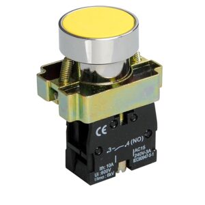 Кнопка XB2-BA51 1NO без підсвічування жовтий TNSy