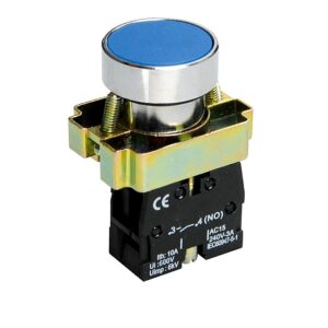 Кнопка XB2-BA61 1NO без підсвічування синій TNSy