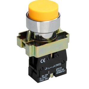 Кнопка XB2-BL51 1NO без подсветки желтый TNSy