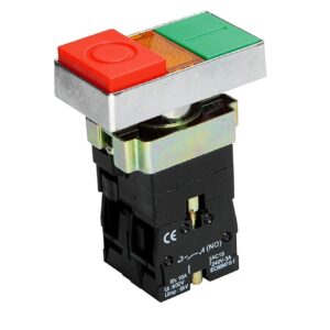 Кнопка XB2-BW8465 1NO+1NC "I-0" подвійна з підсвічуванням TNSy