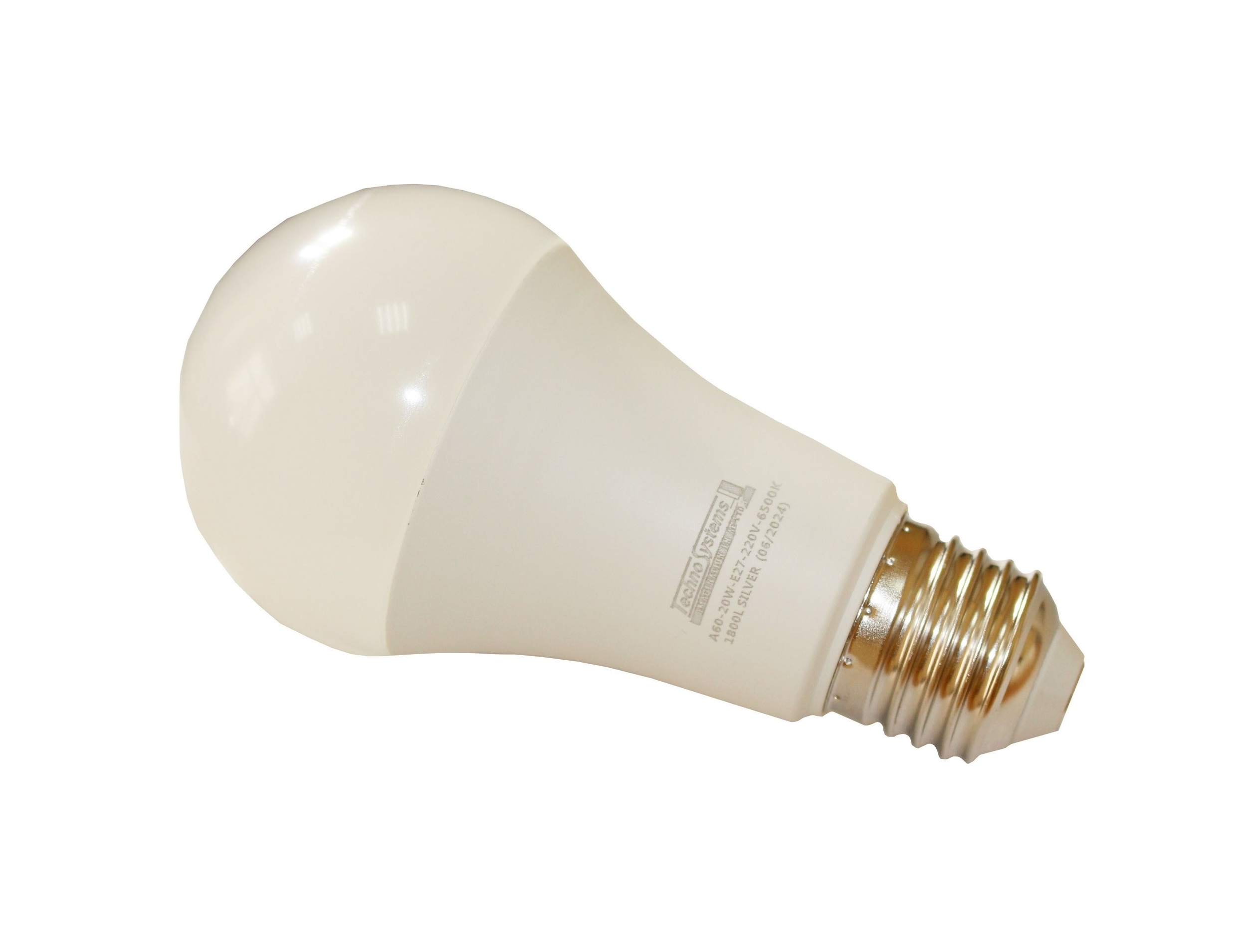 Лампа світлодіодна LED Bulb-A60-20W-E27-220V-6500K-1800L SILVER TNSy — изображение 4