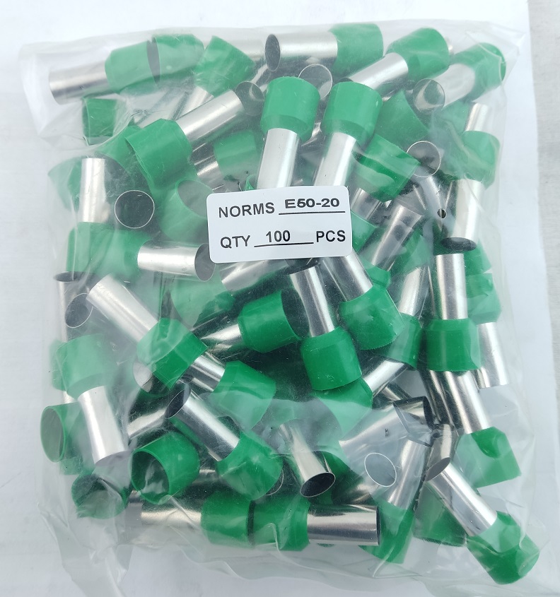 Наконечник гільза Е50-20 50мм2 зелений TNSy — изображение 3