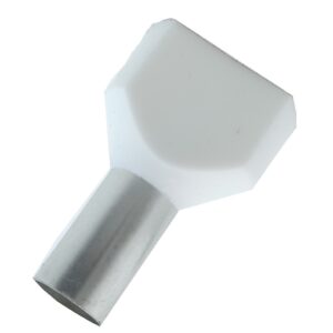 Наконечник гільза для 2х проводів TE16-14 білий TNSy