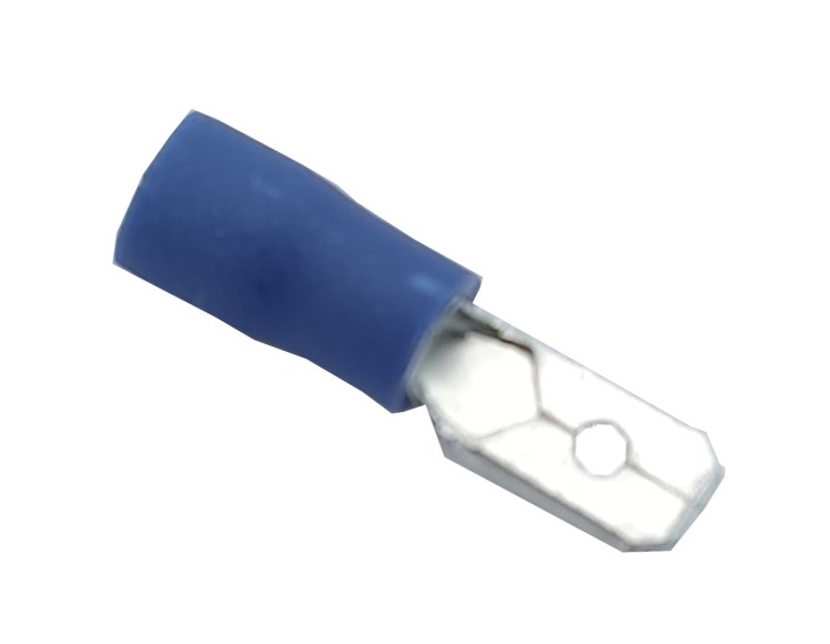 Роз'єм "папа" MDD2-187(8) (1,5-2,5/4,8-0,8) синій TNSy