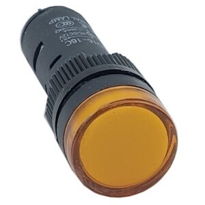 Лампа AD16DS d16mm 12В AC/DC жовтий TNSy
