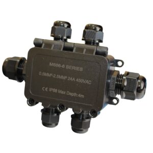 Розподільча коробка М686-6 IP68 з клеммой 24А TNSy