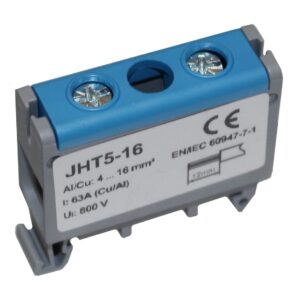 Клема силова СКНГ-JHT5-16 4-16мм2 63А "N" синій TNSy