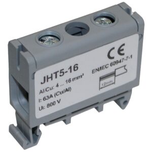 Клема силова СКНГ-JHT5-16 4-16мм2 63А сірий TNSy