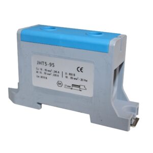 Клема силова СКНГ-JHT5-95 16-95мм2 220А "N" синій TNSy