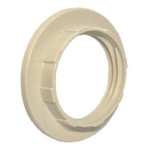 Кільце до патрона пластик Е14 білий TNSy