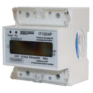 Лічильник однофазний 1F100/4P  5(100)А 230В електронний клас 1.0 (некомер) TNSy